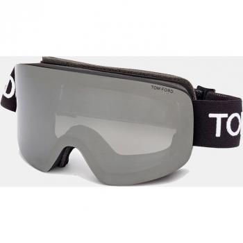 Gafa de sol tipo pantalla Tom Ford FT1124 01C Negro inyectado