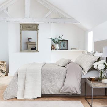 Pebble Grey Strawberry Thief Superking Duvet Cover