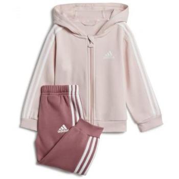 Adidas Essentials Full Zip Jogger Outfit, Pink/Sandy & White, 3-6 Month Boy’s Edition