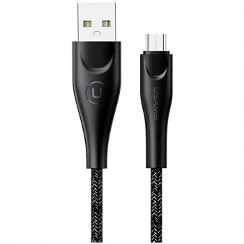 Usams USB-Kabel 1 m schwarz microUSB