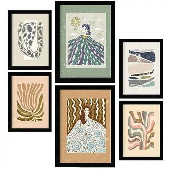 Set de Lámparas Nacnic Madre Naturaleza – 6 Láminas, Formato A4/A3