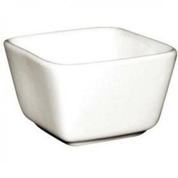 Olympia U178 Miniature Dish, Tall Square, White