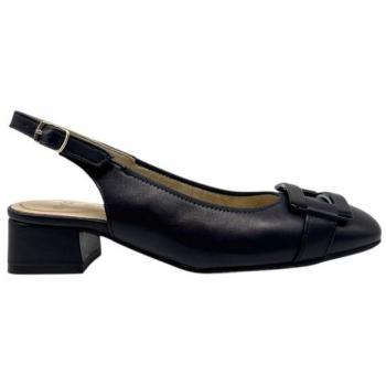 Damen‑Slingpumps GRAZ – Blockabsatz & H-Weite