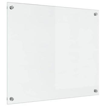 Kitchen Back Splash Transparent 70x60cm Tempered – vidaXL