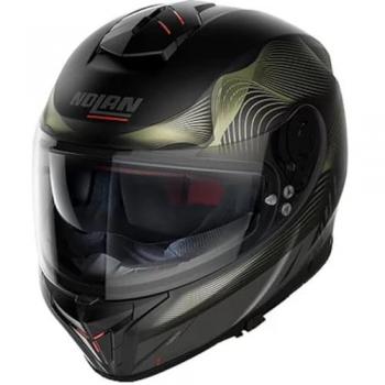 Nolan N80-8 Powerglide Helm für Herren Schwarz Gold 2XS