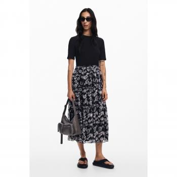 Desigual Indianapolis Alltagskleid Schwarz Regular Fit XS Damen