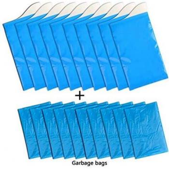 ATPWONZ 600 mL Multi‑Use Pee Bag Set – 10× Urinal + 10× Waste Collection