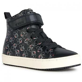 Kalispera Geox Infantil Tênis Preto-Prata