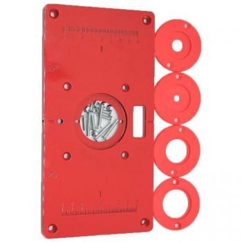 Plaque de routeur avec vis à anneau 35EC