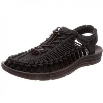 Chaussures Sandales Plateforme Homme, Noir (Black), 44 EU