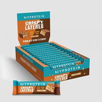 Crispy Protein Power Bars – 12-Pack, 58 g each, Chocolate Caramel