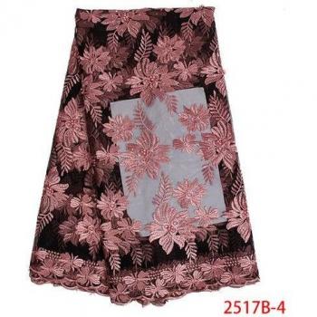 Beaded Tulle Mesh Lace Fabric for Dresses