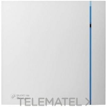 SILENT-100 CZ Silver Design Extractor de Baño
