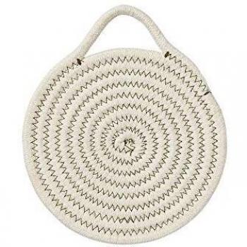 Ladelle Oliver Twisted Rope Trivet, Green