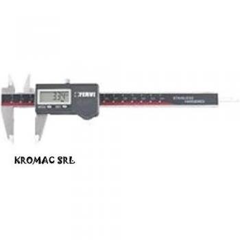 Calibre Électronique Fervi 150 mm Acier Inox