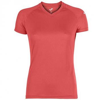 Camiseta Joma Coral Flúor para Mujer S/S Pack 25