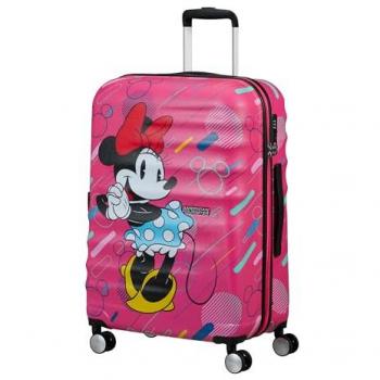 American Tourister Wavebreaker Disney Trolley Luggage, 67cm, Minnie Future Pop Unisex Design
