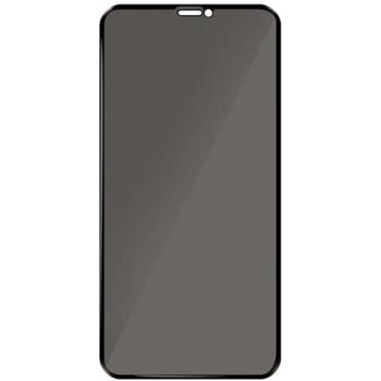 Protector de pantalla iPhone 11 Pro – cristal 9H, negro, anti-espías y anti huellas