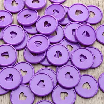 35mm Purple Beads