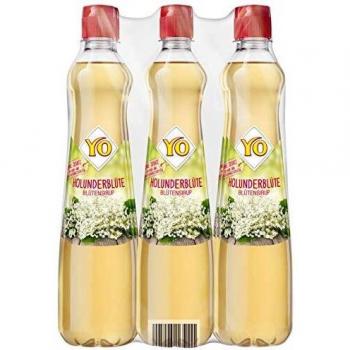 Süßungsmittel‑freier Holunderblütensirup – 6x0,7 l