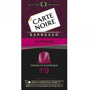 Caja de 10 Cápsulas Café Carte Noir Espresso Intense nº 9 – Compatible con Máquinas Nespresso