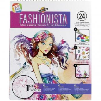 Bloc con Dibujos para Colorear Cefatoys Fashionista