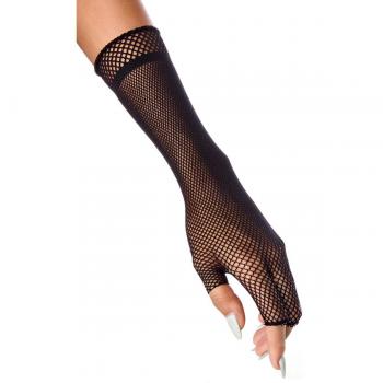 Einfache Lange Fingerlose Netzhandschuhe – 1 Paar