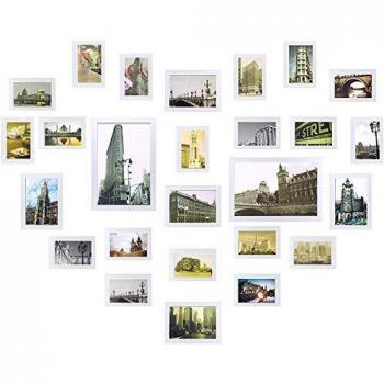 Yorbay 26er Bilderrahmen Set mit 19 STK. 10x15cm, 5 STK. 13x18cm, 2 STK. 20x30cm
