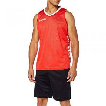 Spalding Herren Sportshirt Essential Reversible Trainingstop 152 – Rot