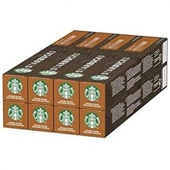 Café tostado medio STARBUCKS House Blend en cápsulas para Nespresso 80 cápsulas (8 x 10)