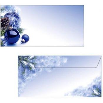90 gsm Blue Harmony Christmas Envelope Sets of 50 Pieces
