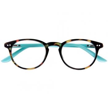 Lesebrille mit Etui in Havanna-Türkis: I Need You DOKTOR New (3,0 dpt)