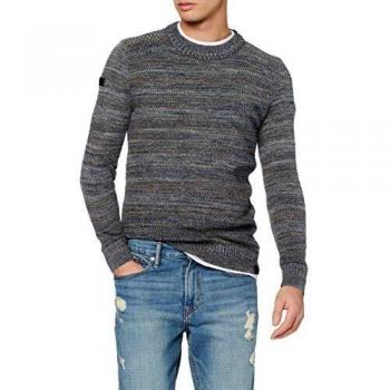 Pull homme Superdry Keystone Crew, Bleu (Bluestone Twist R5r)
