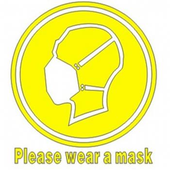 Mask Required Warning Decal