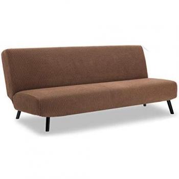 Housse de canapé TIANSHU 3 Places Clic Clac Jacquard Café