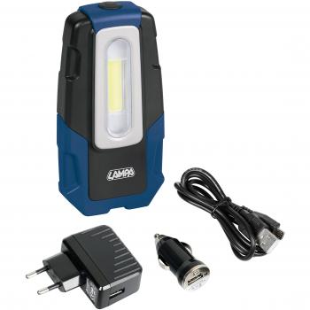 Linterna LED Recargable 12/24/230V