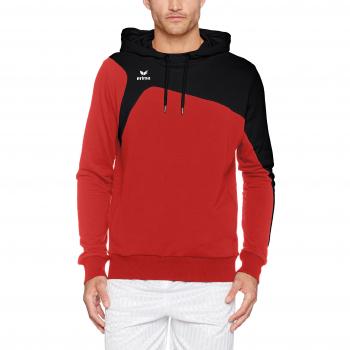 Erima Sudadera Club 1900 2.0 con Capucha, Unisex Adulto, Rojo/Negro, S