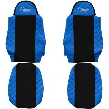 Fundas de asientos F-CORE FX05 en tono azul