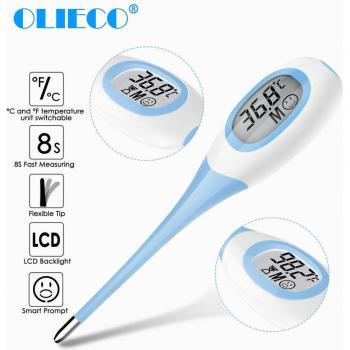 Soft Tip Digital Thermometer with Large LCD for Baby and Adult