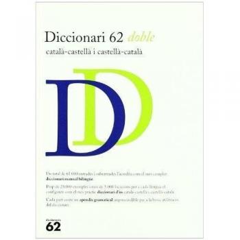Diccionari 62 doble català-castellà i castellà-català (Tapa dura).