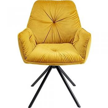 Silla Kare Diseño Amarillo Reposabrazos