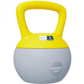 Kettlebell 10 Kg SPORTNOW avec poignée antidérapante