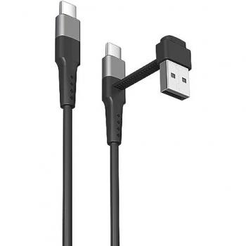 Câble USB-C Muvit 0,2m Noir