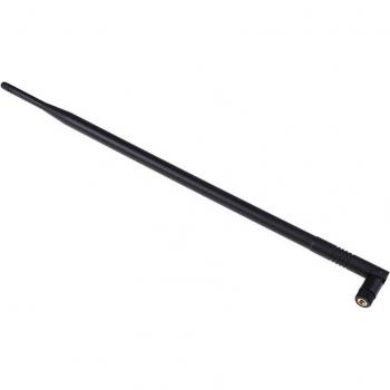 Antena Negra LTE 12dBi 2.4 GHz con rosca interna