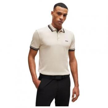 Polo BOSS Paddy T-shirt à Manches Courtes Beige