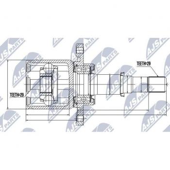 NPW‑NS‑045 Drive Shaft Joint Assembly (NTY)