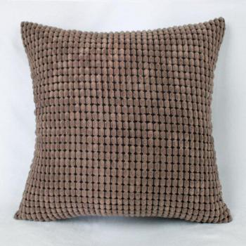 Coussin en velours côtelé doux pour canapé 60x60 cm