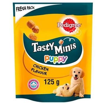 Pedigree Chewy Cubes Puppy Treats with Chicken, 125 g