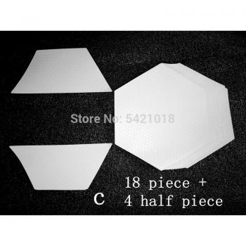 20 Piece Hexagon Surf Traction Pad Set