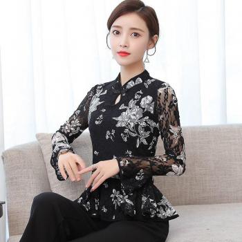 Camisa de Flores Oriental 3XL